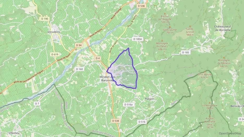 Maison 122 m² cinq pièces à vendre à Mirabel-aux-Baronnies