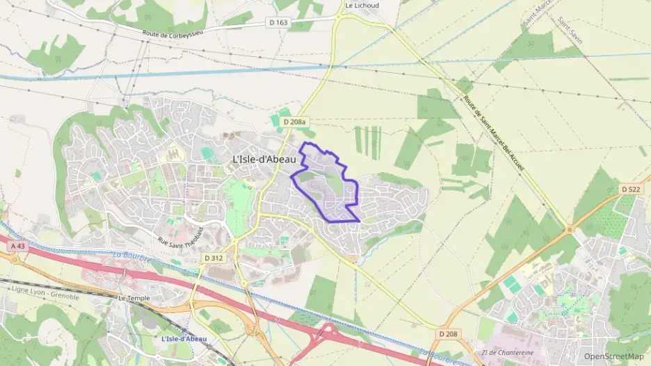 Maison 70 m² quatre pièces à vendre à L`Isle-d`Abeau