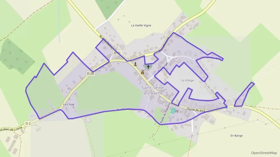 Maison 107 m² quatre pièces à vendre à Saint-Seine-en-Bâche