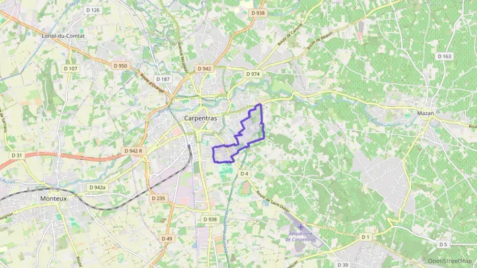 Maison 58 m² trois pièces à vendre à Carpentras