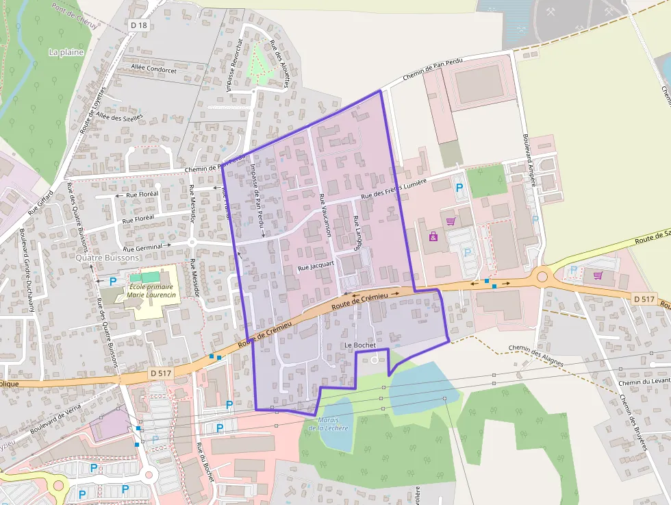 Maison 96 m² quatre pièces à vendre à Tignieu-Jameyzieu