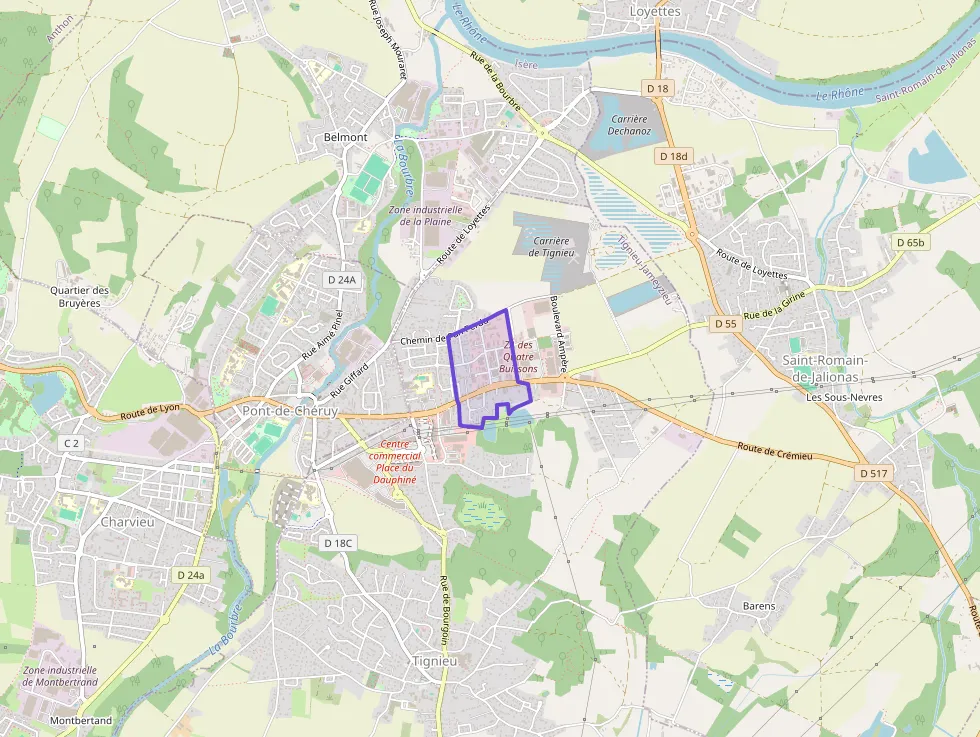 Maison 96 m² quatre pièces à vendre à Tignieu-Jameyzieu