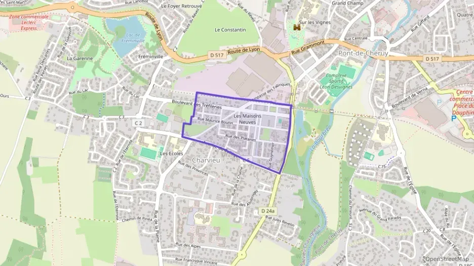 Maison 93 m² trois pièces à vendre à Charvieu-Chavagneux Maison 93 m² trois pièces à vendre à Charvieu-Chavagneux