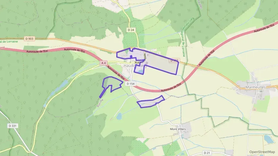 Maison 106 m² cinq pièces à vendre à Haudiomont Maison 106 m² cinq pièces à vendre à Haudiomont