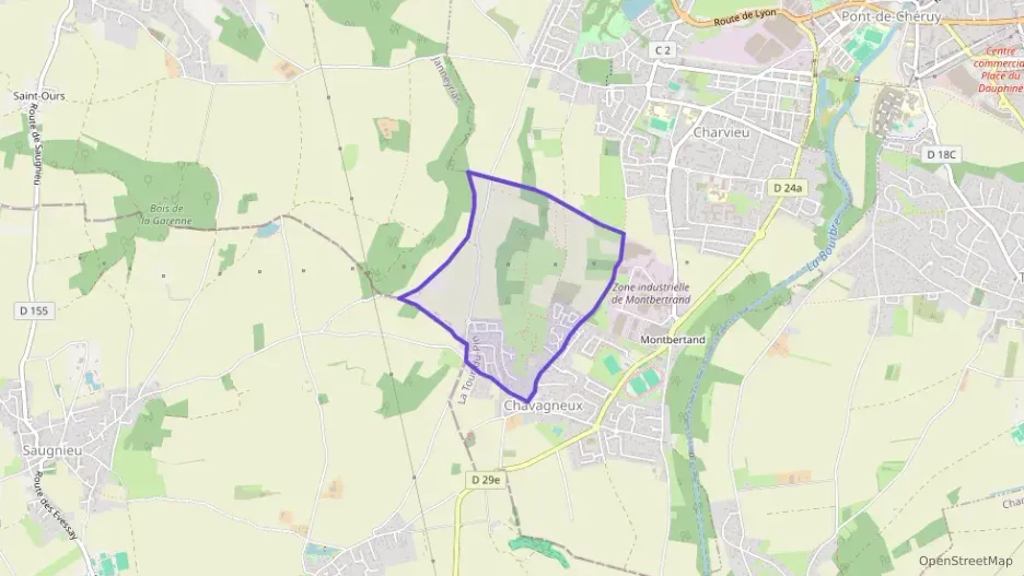 Maison 91 m² quatre pièces à vendre à Charvieu-Chavagneux