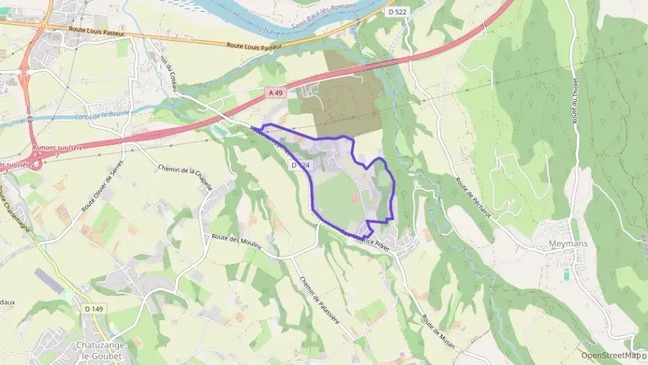 Maison 88 m² quatre pièces à vendre à Chatuzange-le-Goubet