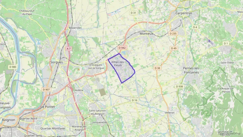 Maison 168 m² six pièces à vendre à Althen-des-Paluds