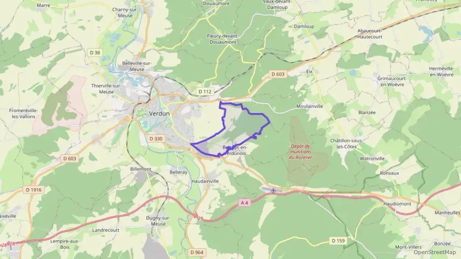 Maison 98 m² quatre pièces à vendre à Belrupt-en-Verdunois