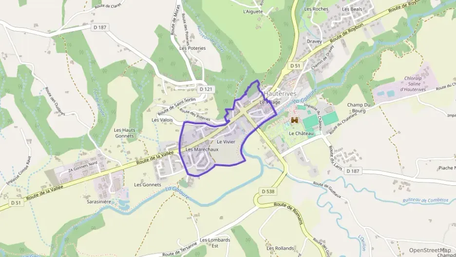 Maison 90 m² quatre pièces à vendre à Hauterives Maison 90 m² quatre pièces à vendre à Hauterives