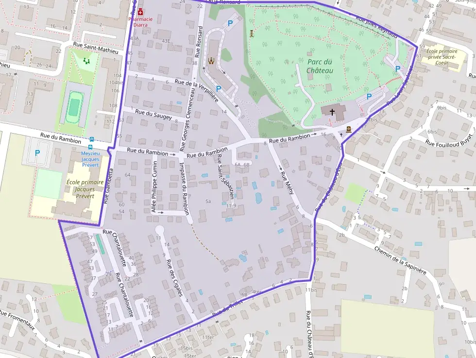 Maison 90 m² quatre pièces à vendre à Meyzieu