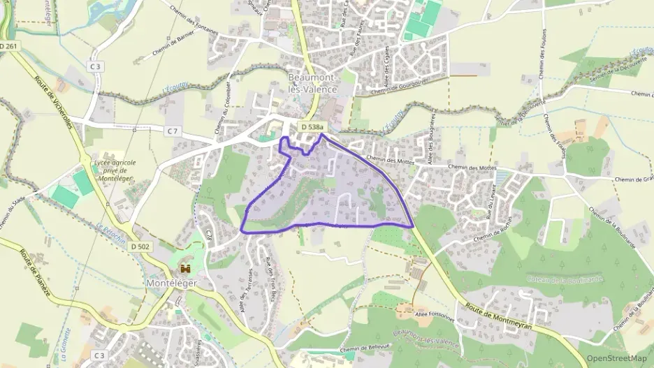 Maison 90 m² quatre pièces à vendre à Beaumont-lès-Valence