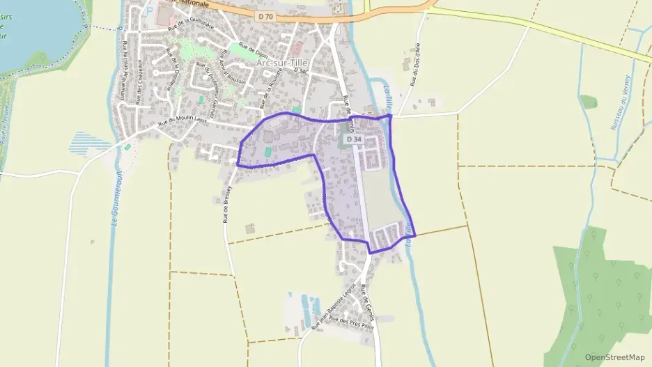 Maison 153 m² sept pièces à vendre à Arc-sur-Tille