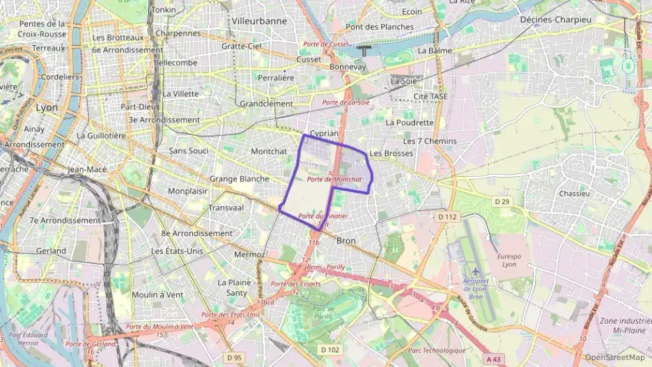 Maison 70 m² cinq pièces à vendre à Bron Maison 70 m² cinq pièces à vendre à Bron