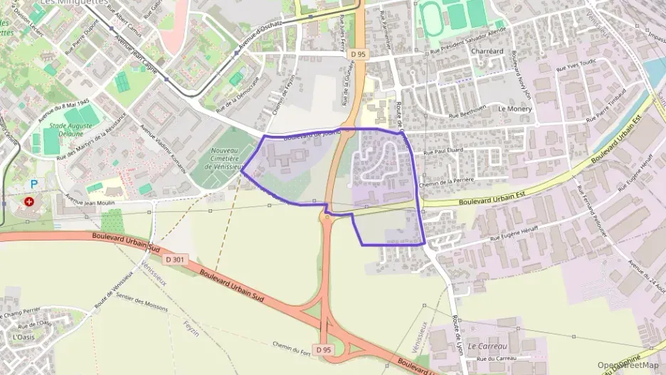 Maison 127 m² cinq pièces à vendre à Vénissieux