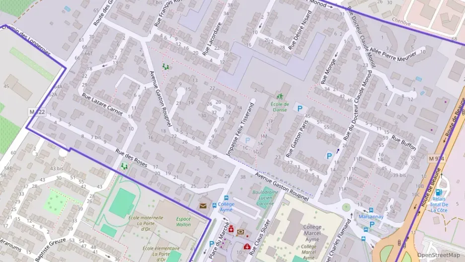 Maison 68 m² quatre pièces à vendre à Marsannay-la-Côte