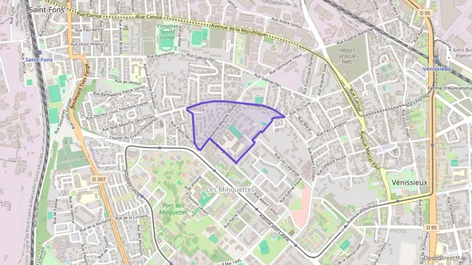 Maison 89 m² quatre pièces à vendre à Vénissieux