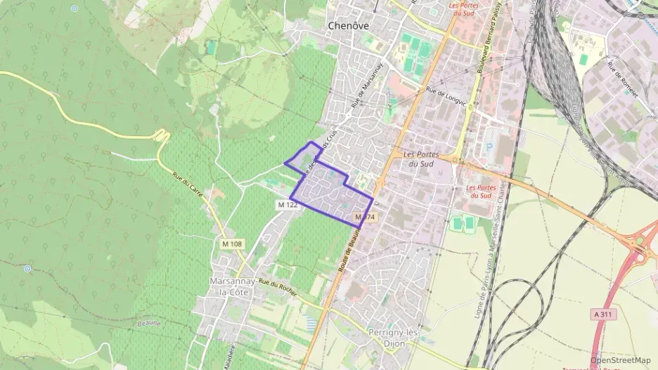 Maison 82 m² cinq pièces à vendre à Marsannay-la-Côte Maison 82 m² cinq pièces à vendre à Marsannay-la-Côte