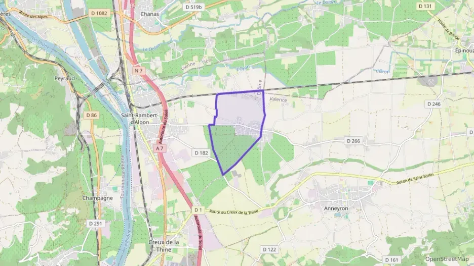Maison 90 m² trois pièces à vendre à Saint-Rambert-d`Albon