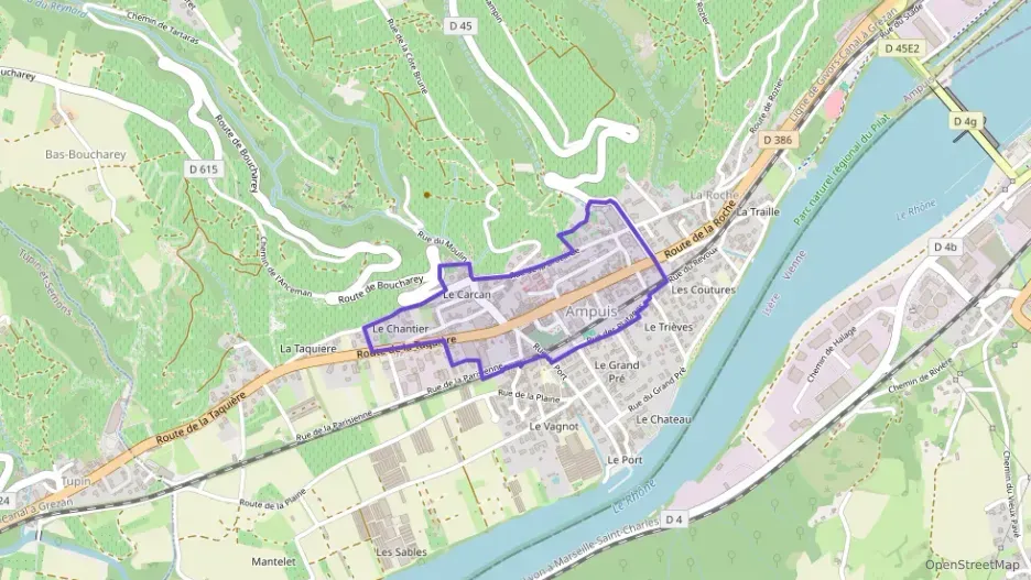 Maison 88 m² quatre pièces à vendre à Ampuis