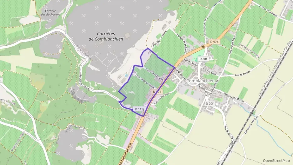 Maison 93 m² quatre pièces à vendre à Comblanchien
