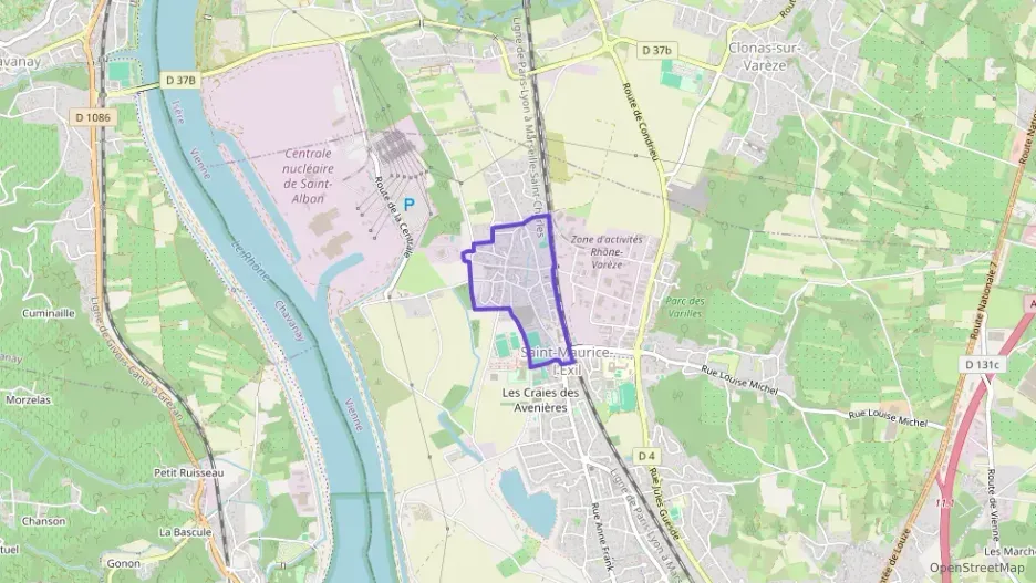 Maison 85 m² quatre pièces à vendre à Saint-Maurice-l`Exil