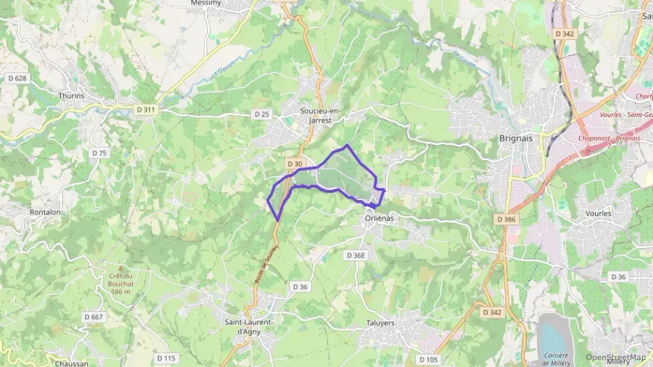 Maison 71 m² quatre pièces à vendre à Orliénas