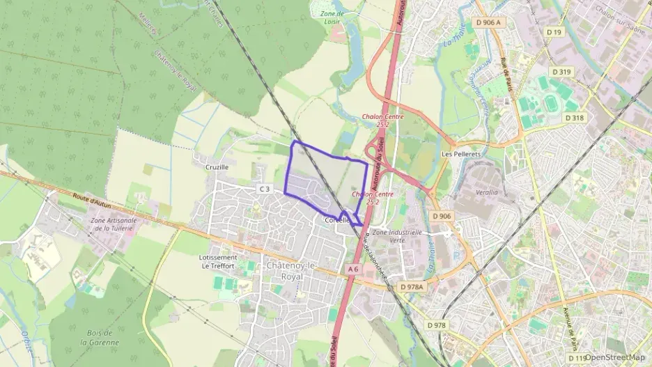 Maison 92 m² cinq pièces à vendre à Châtenoy-le-Royal