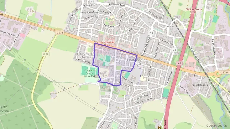 Maison 74 m² cinq pièces à vendre à Châtenoy-le-Royal