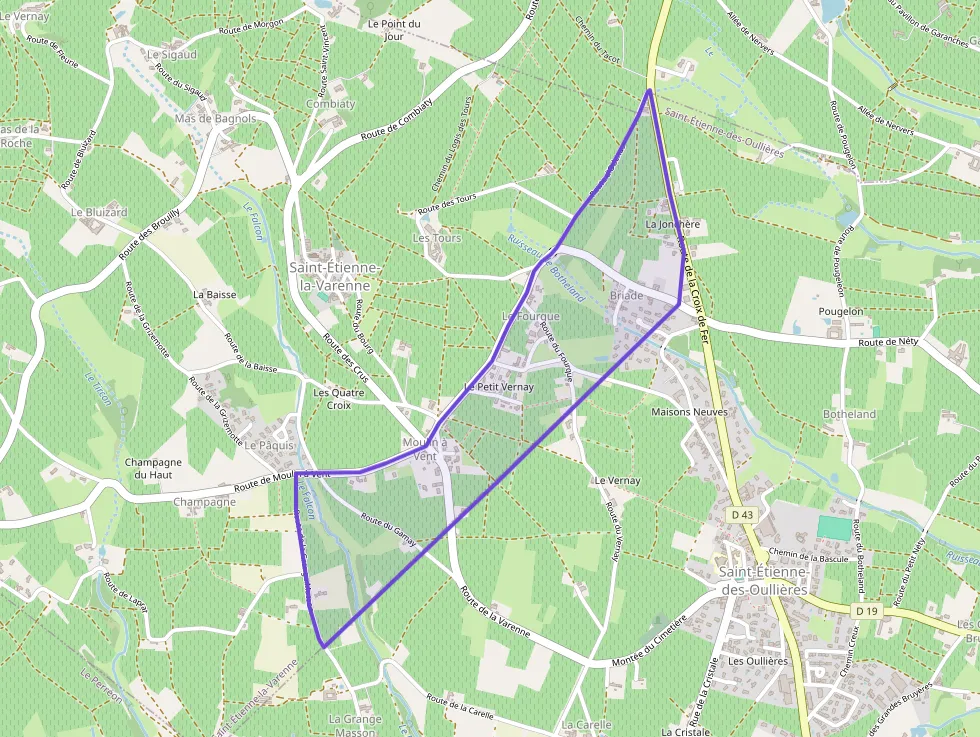 Maison 87 m² quatre pièces à vendre à Saint-Étienne-la-Varenne