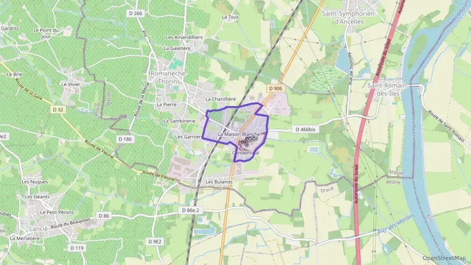 Maison 91 m² six pièces à vendre à Romanèche-Thorins Maison 91 m² six pièces à vendre à Romanèche-Thorins