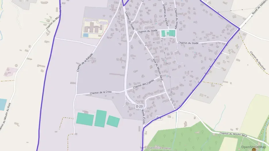 Maison 70 m² quatre pièces à vendre à Saint-Quentin-la-Poterie