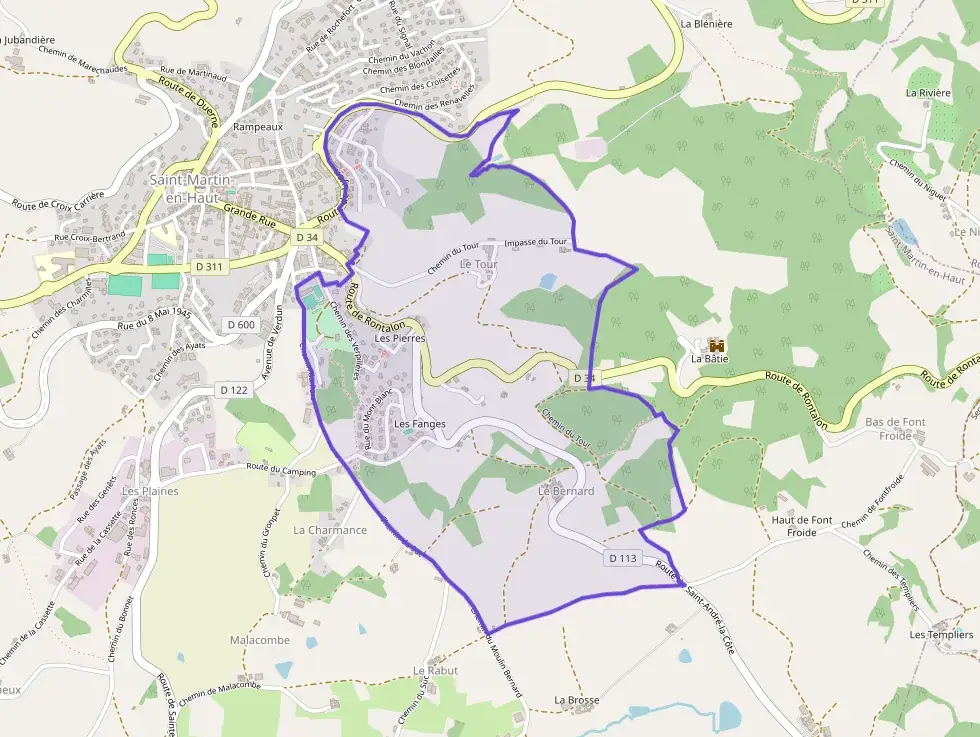 Maison 90 m² trois pièces à vendre à Saint-Martin-en-Haut