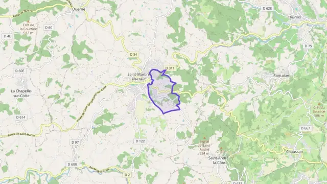 Maison 90 m² trois pièces à vendre à Saint-Martin-en-Haut