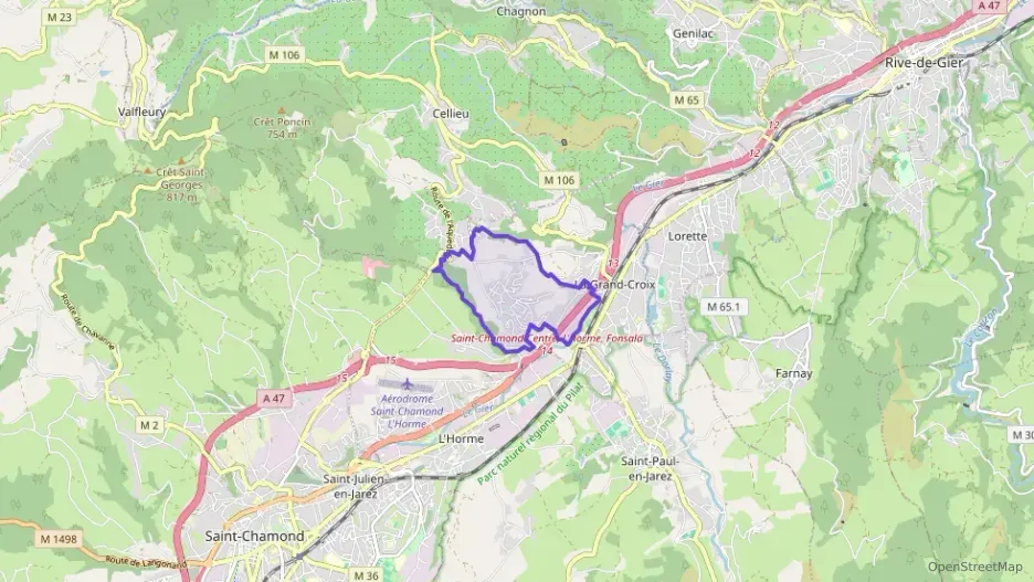 Maison 90 m² quatre pièces à vendre à La Grand-Croix