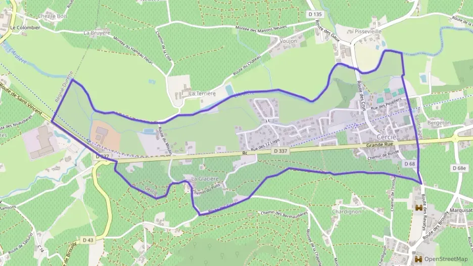 Maison 98 m² quatre pièces à vendre à Cercié Maison 98 m² quatre pièces à vendre à Cercié