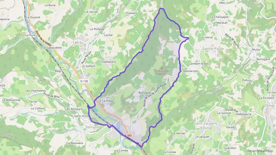 Maison 107 m² cinq pièces à vendre à Ternand Maison 107 m² cinq pièces à vendre à Ternand