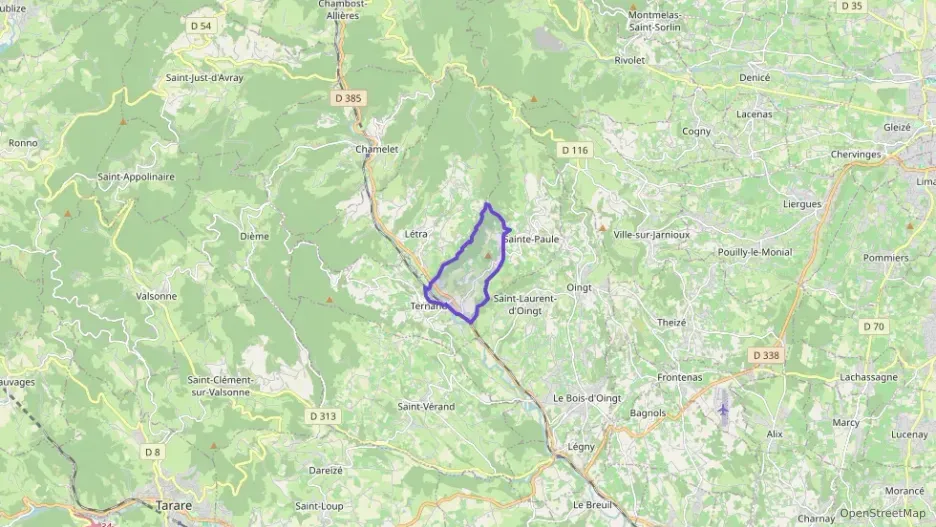 Maison 107 m² cinq pièces à vendre à Ternand Maison 107 m² cinq pièces à vendre à Ternand