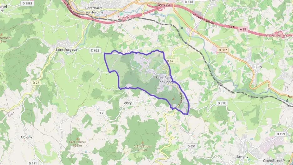 Maison 125 m² quatre pièces à vendre à Saint-Romain-de-Popey