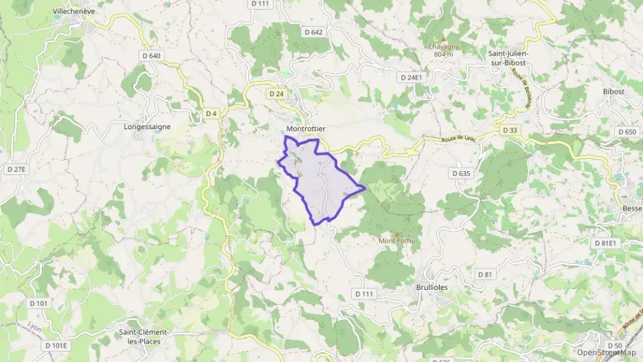 Maison 75 m² quatre pièces à vendre à Montrottier