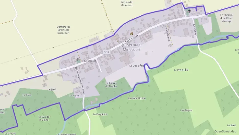 Maison 70 m² deux pieces à vendre à Jussecourt-Minecourt