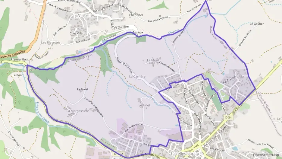 Maison 75 m² quatre pièces à vendre à Chazelles-sur-Lyon