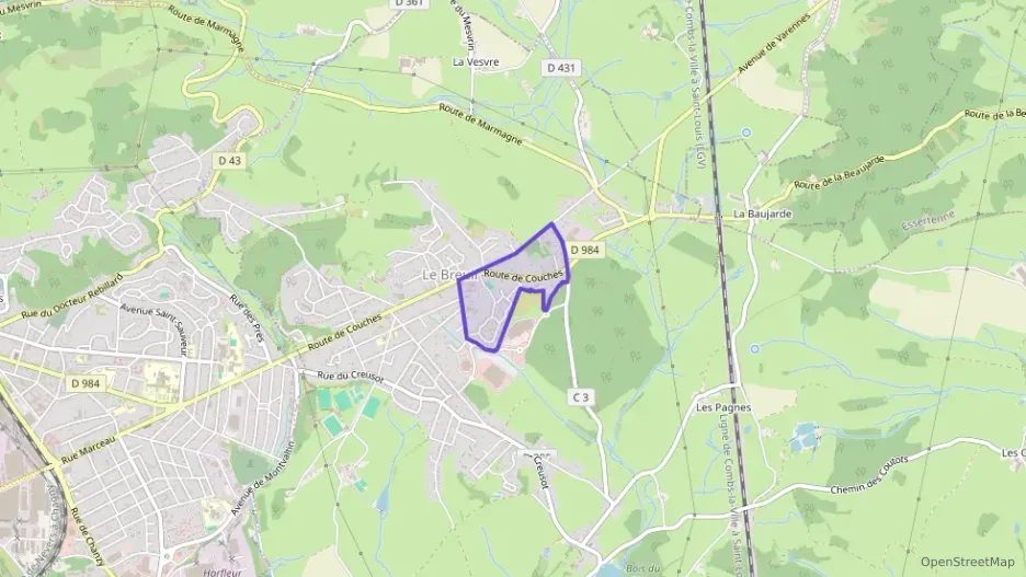 Maison 85 m² quatre pièces à vendre à Le Breuil