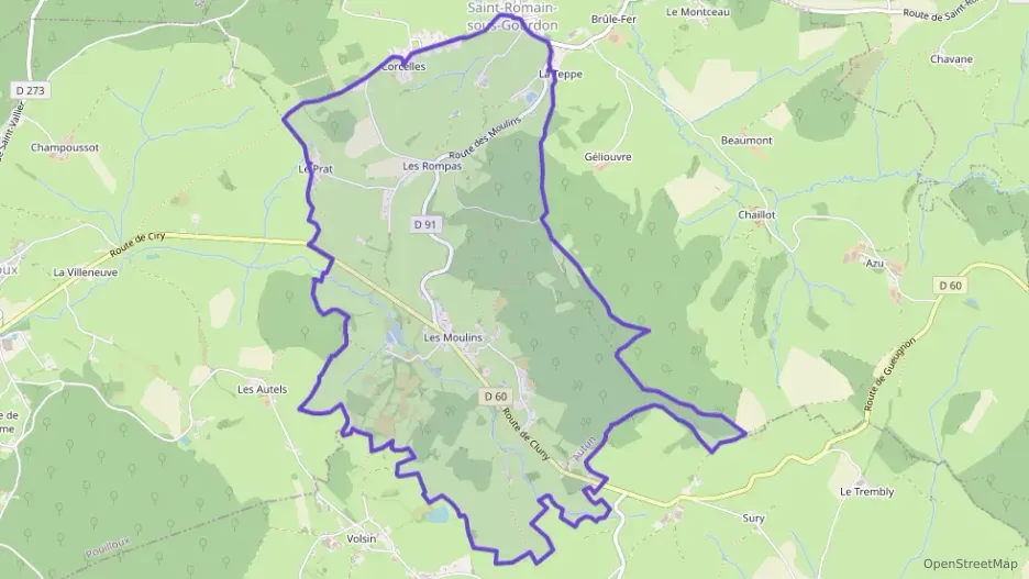 Maison 60 m² trois pièces à vendre à Saint-Romain-sous-Gourdon