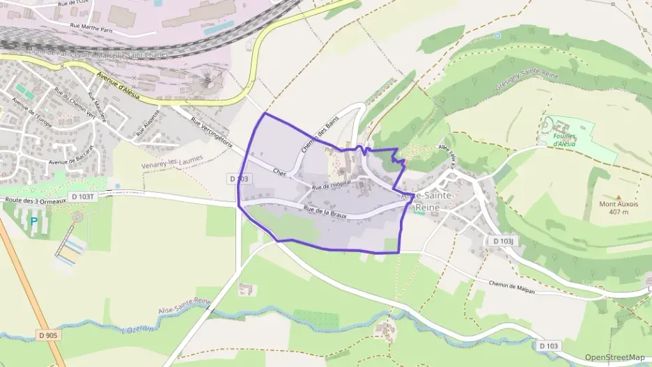 Maison 80 m² quatre pièces à vendre à Alise-Sainte-Reine