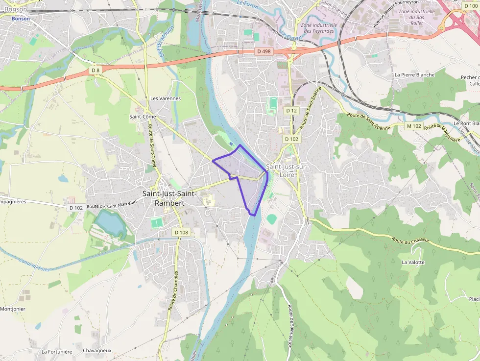 Maison 98 m² quatre pièces à vendre à Saint-Just-Saint-Rambert