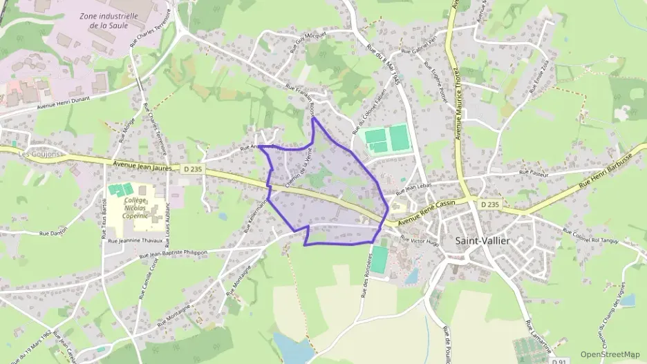 Maison 87 m² quatre pièces à vendre à Saint-Vallier