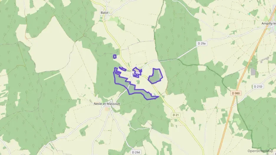 Maison 60 m² deux pieces à vendre à Nesle-et-Massoult