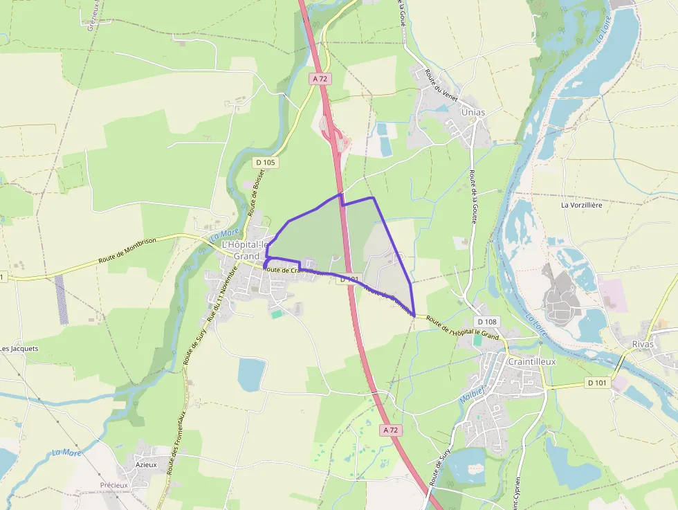 Maison 89 m² quatre pièces à vendre à L`Hôpital-le-Grand Maison 89 m² quatre pièces à vendre à L`Hôpital-le-Grand