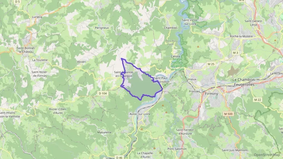 Maison 98 m² cinq pièces à vendre à Saint-Maurice-en-Gourgois