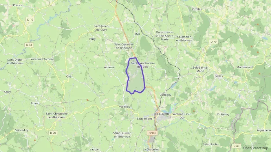 Maison 93 m² six pièces à vendre à Saint-Symphorien-des-Bois